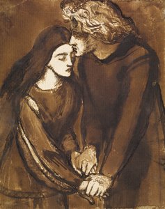 2人の恋人 作： Dante Gabriel Charles Rossetti